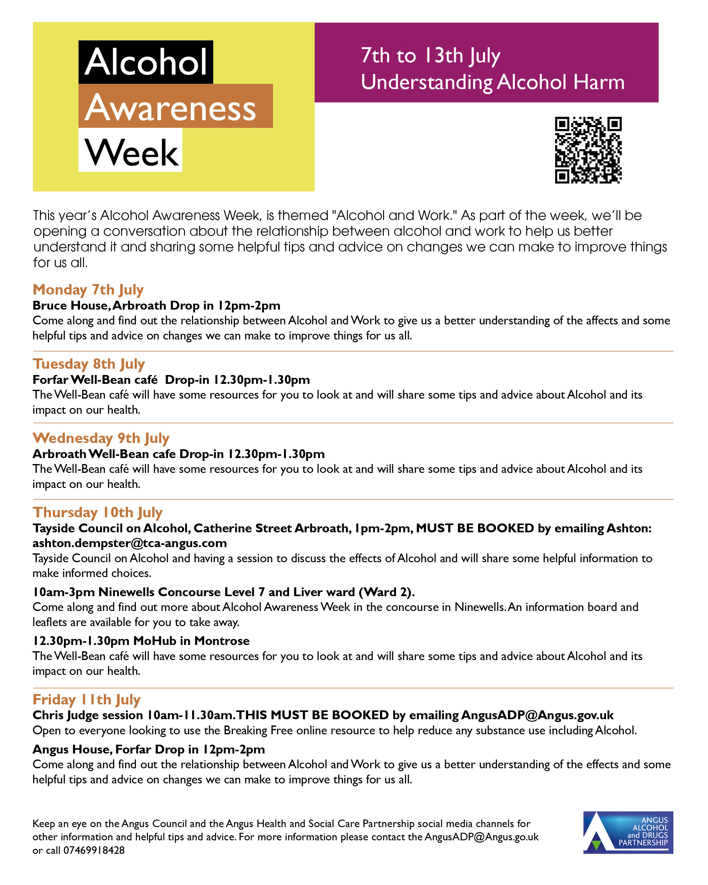Alcohol Awareness Week Alcohol Awareness Week